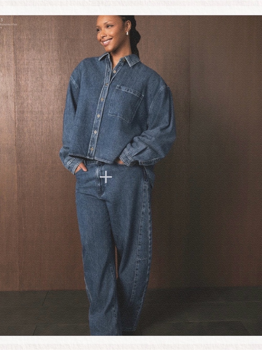 WeWoreWhat Oversized Denim Button-Down Shirt